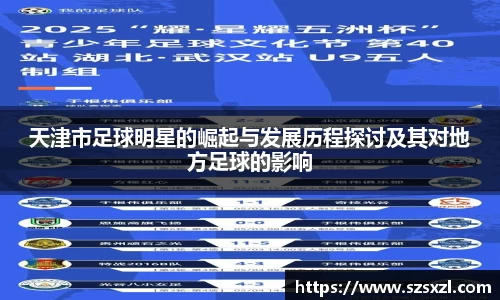 天津市足球明星的崛起与发展历程探讨及其对地方足球的影响